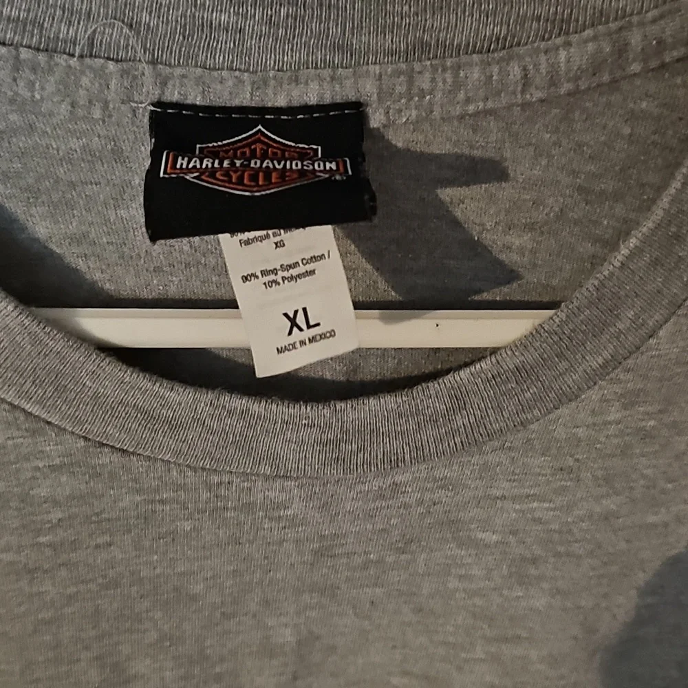 Harley-Davidson Gray pocket Men's T-Shirt - Picture 2 of 3